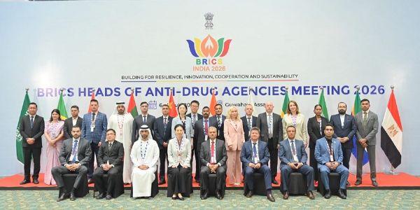 BRICS Nations Adopt Guwahati Declaration to Strengthen Global Fight Against Drug Trafficking