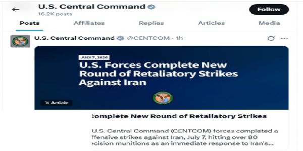 (Lead)US Launches Coordinated Strikes on More Than 80 Iranian Targets as Regional Tensions Escalate