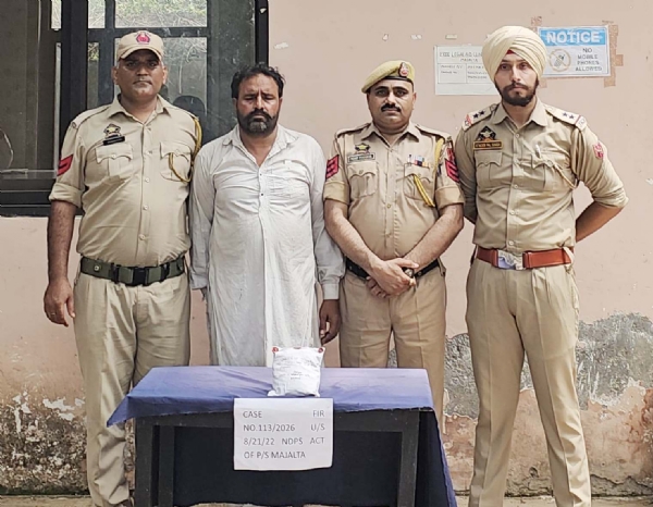 Inter-state drug peddler arrested with 635 grams heroin
