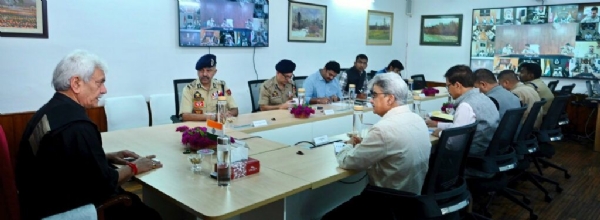 LG Manoj Sinha Chairs High-Level Security Review Meeting LG Manoj Sinha Chairs High-Level Security Review Meeting