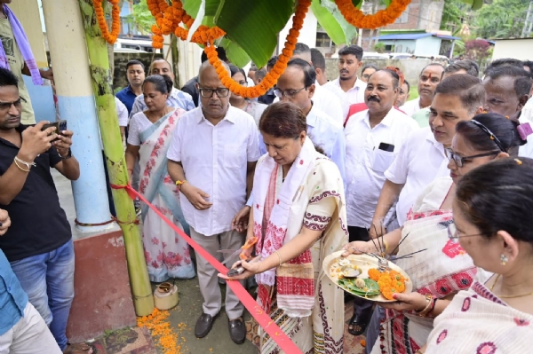 Minister Ajanta Neog Attending Arunodoi 3.0 Launch in Kamrup.