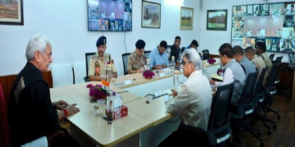 LG Manoj Sinha Chairs High-Level Security Review Meeting