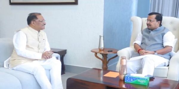 Chhattisgarh CM Vishnu Deo Sai Meets BJP President Nitin Nabin, Discusses Development and Governance