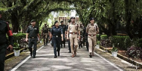 Manipur DGP Reviews Infrastructure, Security at 2nd Manipur Rifles Battalion