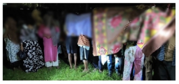 Assam Police Shared image of Apprehend 14 Alleged Infiltrators. Assam Police Shared image of Apprehend 14 Alleged Infiltrators.