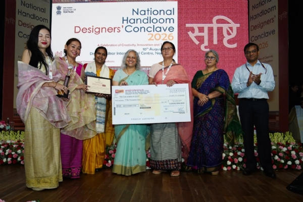 Union Textile Ministry Secretary Neelam Shammi Rao along with other officials.