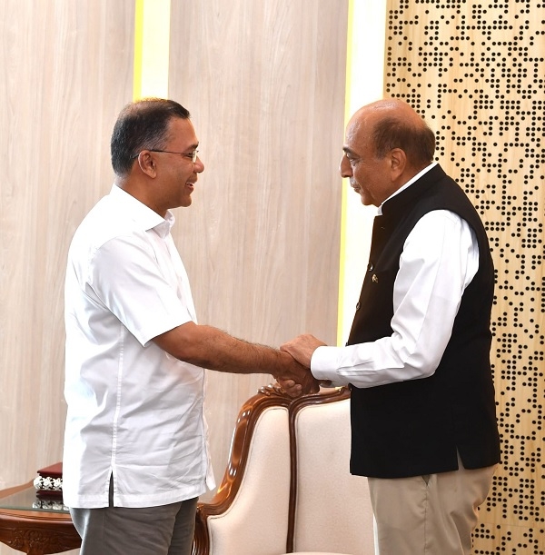 Tarique Rahman with Dinesh Trivedi