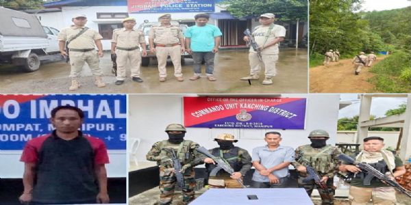Security Forces Arrest Three Suspected Insurgent Cadres in Manipur