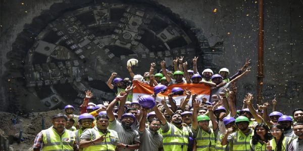 ‘Divya’ emerges near Victoria Memorial after completing 1,740-metre tunnel, marks major milestone for Kolkata Metro