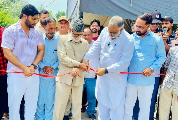 Sagar dedicates Rs 65 lakh road project to public