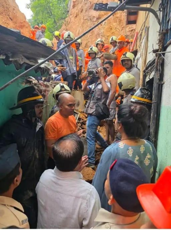 Landslide in Ghatkopar