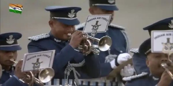 CURTAIN RAISER AIR FORCE BAND PERFORMANCE ON I-DAY