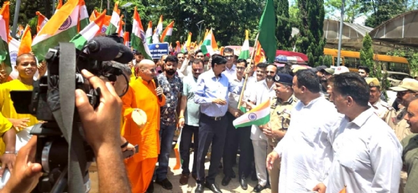 Sanskrit Shobha Yatra taken out in Udhampur Sanskrit Shobha Yatra taken out in Udhampur