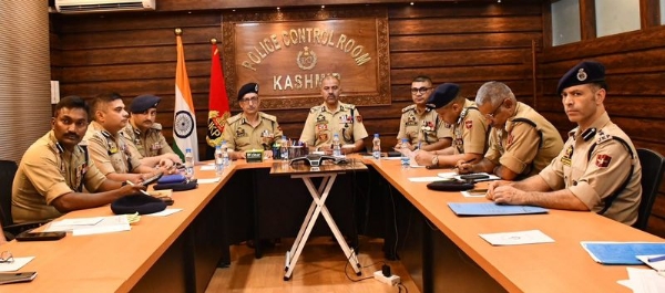 DGP Nalin Prabhat Conducts Hybrid Operational Review With J&K Police, CAPF Senior Officers