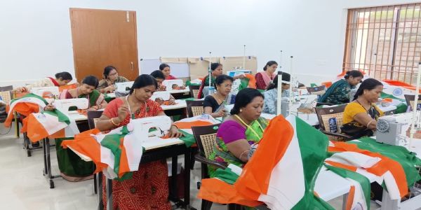 Mission Shakti SHGs Prepare 60 Lakh National Flags for Har Ghar Tiranga 2026
