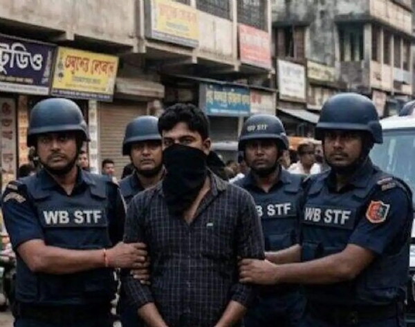 Arrested Pakistani citizen