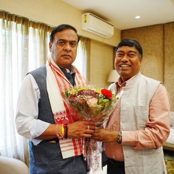 The image shared by Assam CM Dr Himanta Biswa Sarma. The image shared by Assam CM Dr Himanta Biswa Sarma.