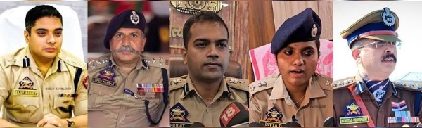DIGs Rajiv Pande, Shiv Kumar, SSPs Shobhit, Mushtaq Among 38 J&K Police Personnel Awarded Gallantry Medals