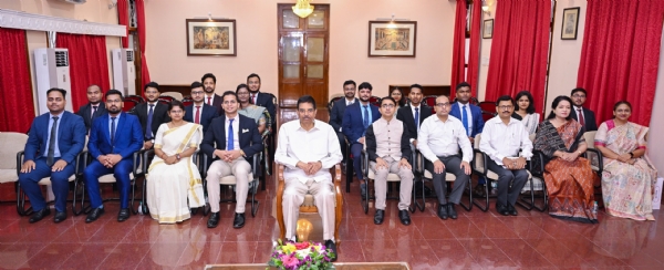 Governor Hari Babu Kambhampati Interacts with Odisha Tourism Service Trainees