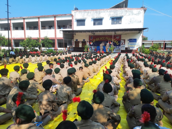 16 Up Bn NCC is conducting a Combined Annual Training camp