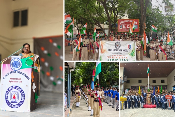 G. Pulla Reddy High School Celebrates Independence Day
