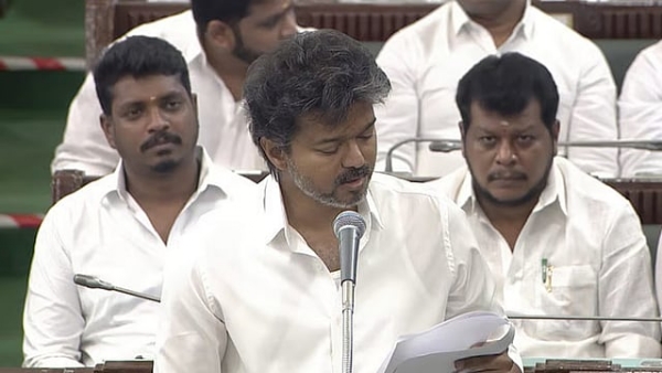 CM Vijay moving resolution in assembly