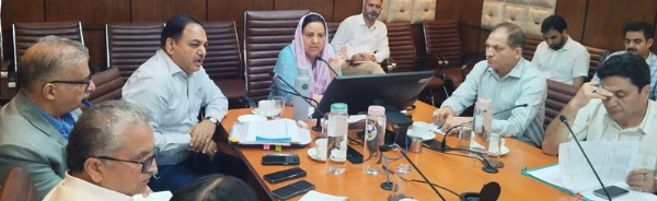 Sakeena reviews progress on various projects in Health, Education, Social Welfare Deptts Sakeena reviews progress on various projects in Health, Education, Social Welfare Deptts