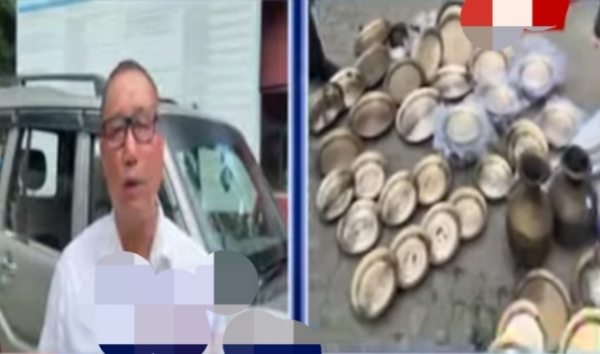 Image of the recovered stolen goods in Sarthebari.