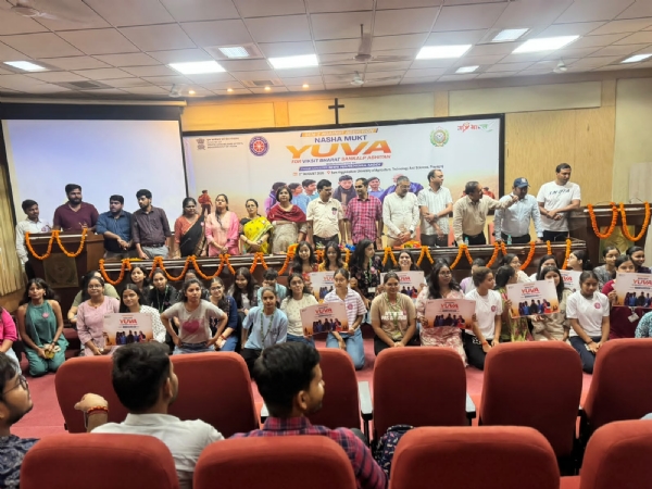 NSS SHUATS organized “Nasha Mukt Yuva for Vikshit Bharat prog on Sunday