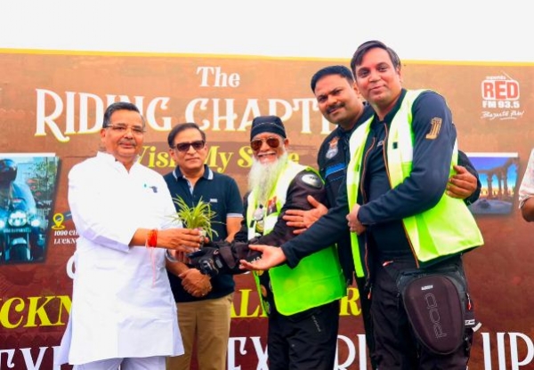 Tour commenced on Sunday, when team of bike riders flagged off from 1090 Chauraha in Lucknow