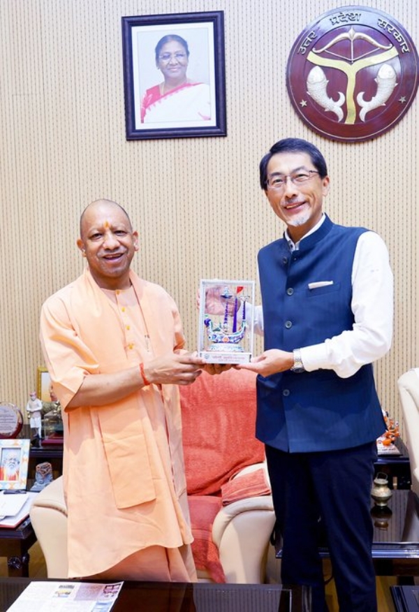 UP CM met with ONO Keiichi, Ambassador of Japan to India, at his official residence in Lucknow