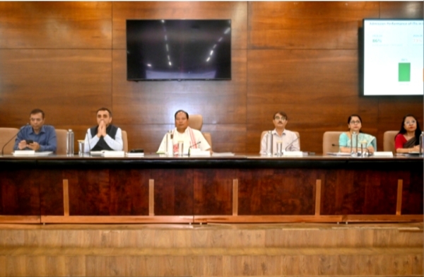 Minister Biswajit Daimary Reviewing Skill, Employment and Entrepreneurship Initiatives. Minister Biswajit Daimary Reviewing Skill, Employment and Entrepreneurship Initiatives.