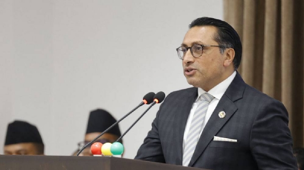 Nepal’s Finance Minister Dr. Swarnim Wagle