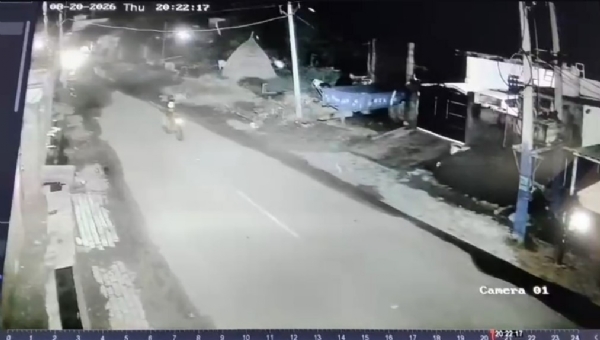 Masked motorcyclists fleeing after the grenade attack in Amritsar. Masked motorcyclists fleeing after the grenade attack in Amritsar.
