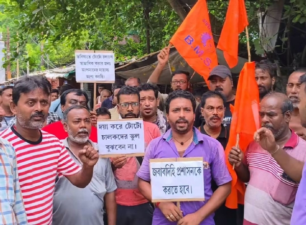 Protesting Toto drivers Protesting Toto drivers