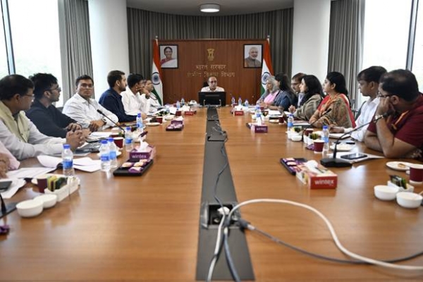 Rural Development Secretary Rohit Kansal along with Other officials were present at the meeting  .