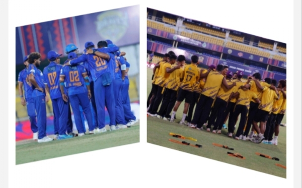 Imperial Blue Packaged Drinking Water Assam Premier League is set for a grand finale as league-stage toppers Guwahati Royals take on Barpeta Braves Image. Imperial Blue Packaged Drinking Water Assam Premier League is set for a grand finale as league-stage toppers Guwahati Royals take on Barpeta Braves Image.