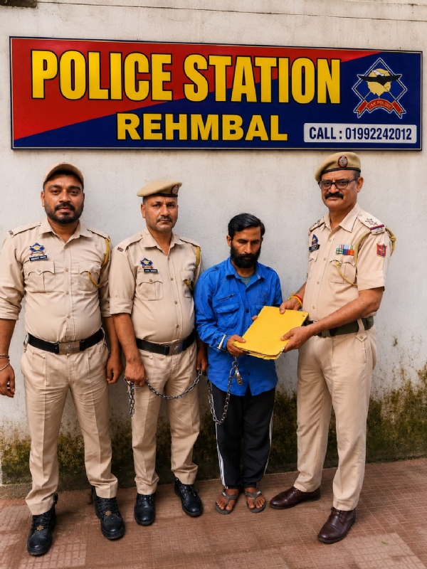 Notorious Drug Peddler Detained under PIT-NDPS Act