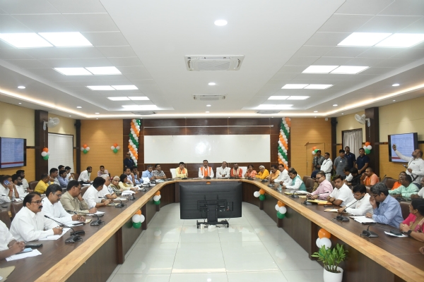 Deputy Chief Minister Keshav Prasad Maurya on Sunday held review meeting