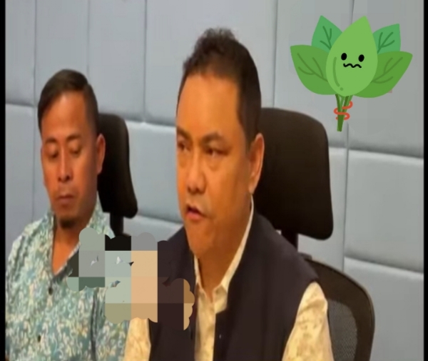 Meghalaya Deputy Chief Minister Sniawbhalang Dhar Addressing a Press Conference in Shillong on Sunday. Meghalaya Deputy Chief Minister Sniawbhalang Dhar Addressing a Press Conference in Shillong on Sunday.