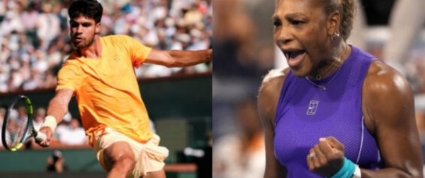 Carlos Alcaraz and Serena Williams
