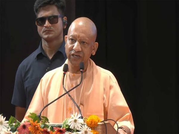 UP CM in a program organized in Lucknow for distribution of appointment letters