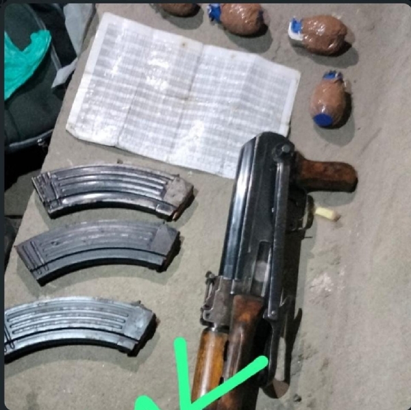 CASO in Sopore, AK-47, grenades, IED recovered