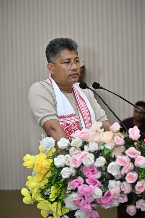 Minister Pijush Hazarika Interacting with CM-AAA Beneficiaries in Jagiroad.