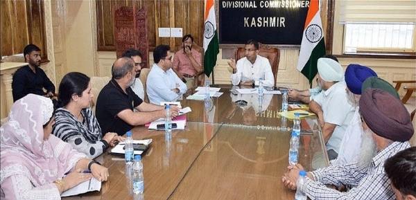 Div Com reviews development proposals for heritage sites in Budgam, Pulwama