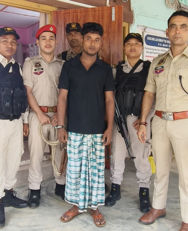 Image of the Arrested SBN Operative In Hailakandi.