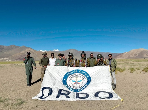 DRDO Successfully Tests High-Altitude Combat Parachute System In Ladakh