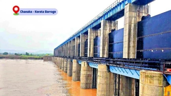 Chanaka-Korata barrage on the Penganga River
