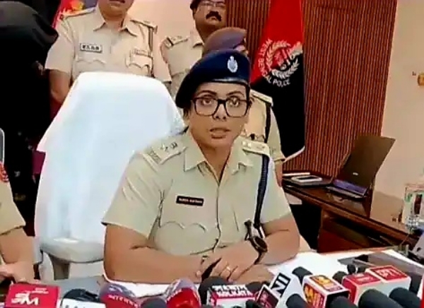 SP Papia Sultana during the press conference SP Papia Sultana during the press conference