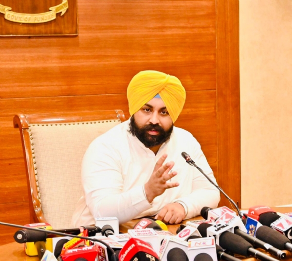 Minister Harjot Singh Bains